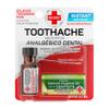 Red Cross Toothache Medicine Kit, Instant Pain Relief of Throbbing Toothache, Natural Eugenol Oil (Clove Oil), Includes Toothache Pain Relief Liquid, Cotton Pellets & Tweezer, 1/8 (.125) Fl Oz view 1