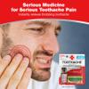 Red Cross Toothache Medicine Kit, Instant Pain Relief of Throbbing Toothache, Natural Eugenol Oil (Clove Oil), Includes Toothache Pain Relief Liquid, Cotton Pellets & Tweezer, 1/8 (.125) Fl Oz view 2