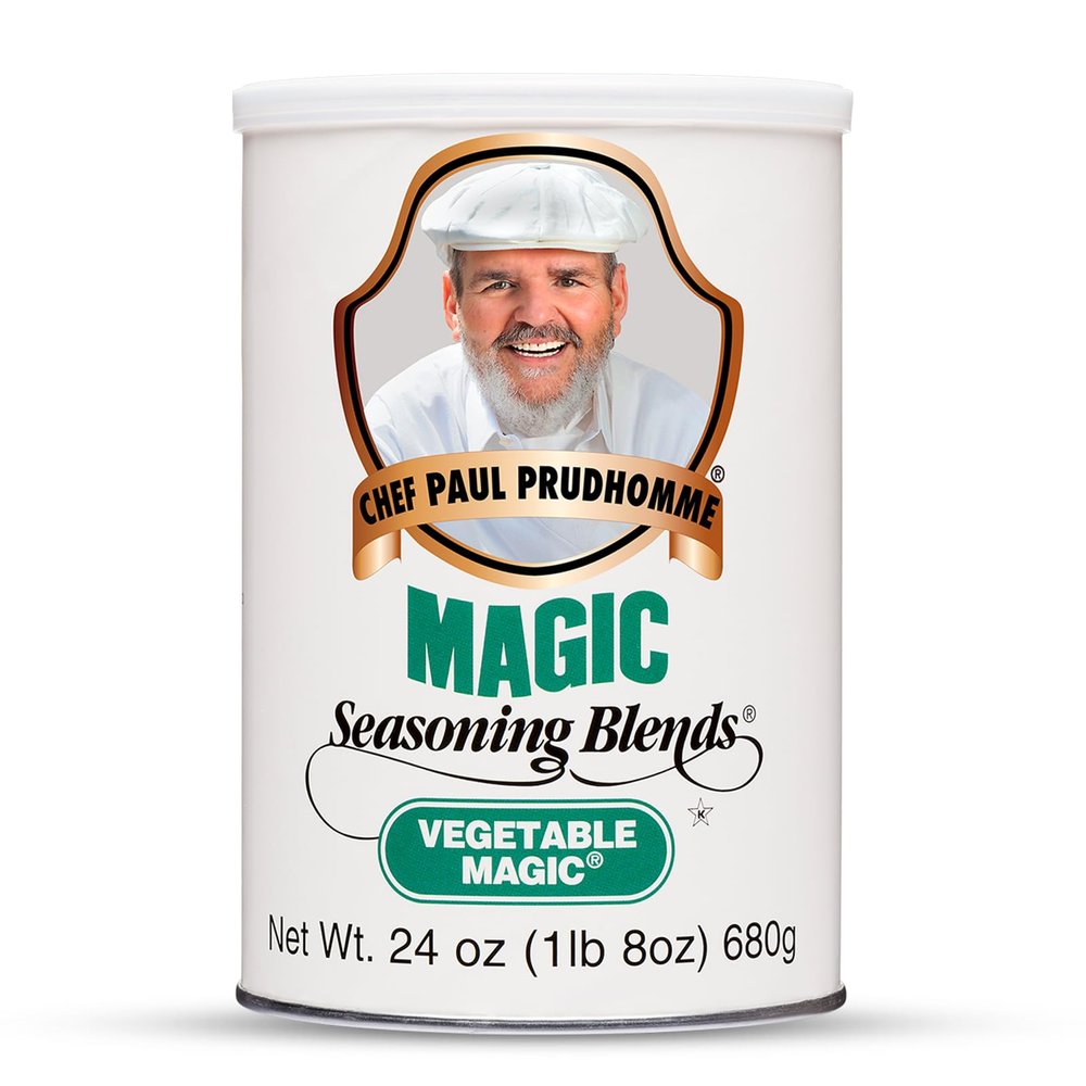 Chef Paul Magic Seasonings Blends Vegetable Magic Seasoning | No MSG & Preservatives | Kosher, Halal Certified | Perfect for Vegetable, Eggs & More | All-Purpose Vegetable Seasoning | 24 oz (Pack of 1)