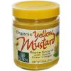 100% Organic Yellow Mustard; Glass view 1