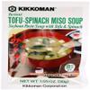Kikkoman Instant Soup, Tofu Spinach Miso, 1.05 Ounce view 1