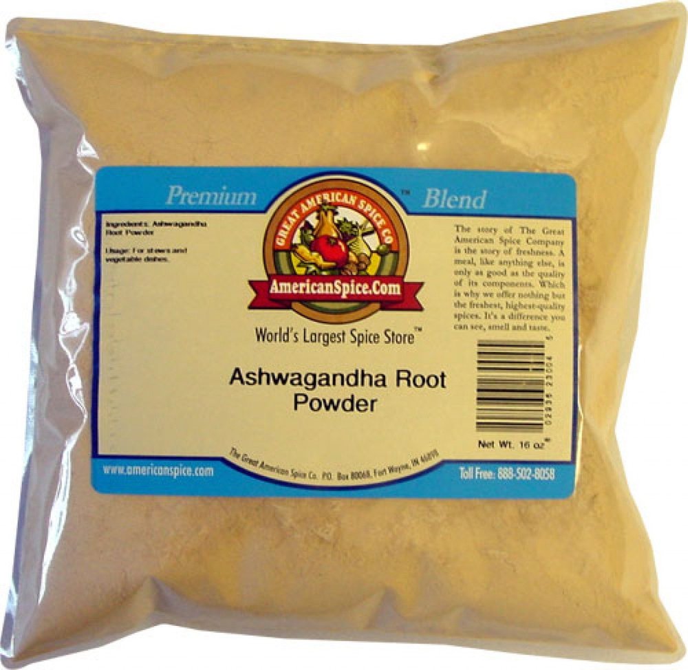 Ashwagandha Root Powder, Bulk, 16 oz