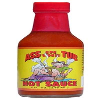 Ass in the Tub Hot Sauce, 5 fl oz