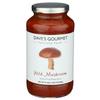 Dave's Gourmet Wild Mushroom Pasta Sauce - Savory Tomato & Mushroom Garlic Blend - Gluten Free - Ideal for Pizza, Chicken & More - 24oz Jar (Pack of 1) view 1