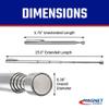 Slim 25 Durable Telescoping Magnetic Grabber/Retrieving Magnet with Pocket Clip (07228) view 2