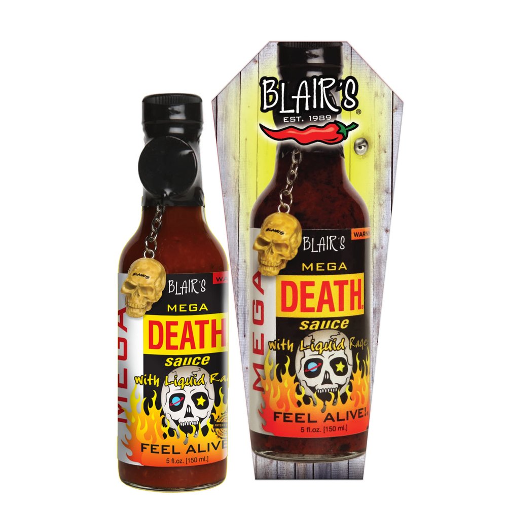 Blair's Mega Death Hot Sauce, 5 Oz with Habanero and Cayenne