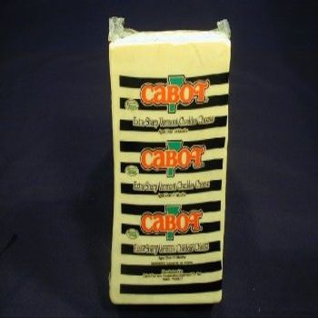 Cabot Vermont Sharp White Cheddar - 10 to 11 LB Loaf