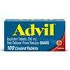 Advil Pain Reliever and Fever Reducer, Pain Relief Medicine with Ibuprofen 200mg for Headache, Backache, Menstrual Pain and Joint Pain Relief - 100 Coated Tablets view 1
