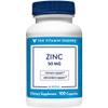 The Vitamin Shoppe Zinc 50MG - Immune Support, Skin Health & Antioxidant Protection, Essential Mineral (100 Capsules) view 1
