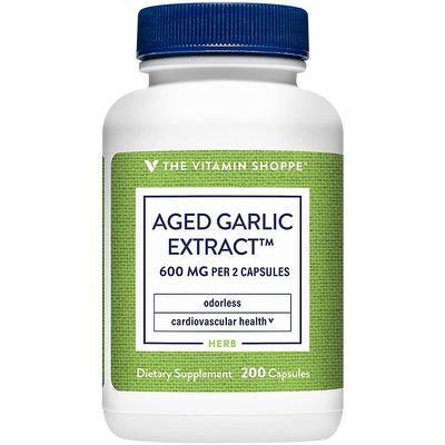 The Vitamin Shoppe Garlic 600 MG - Cardiovascular Health, Immune Support & Antioxidant Protection (200 Capsules)