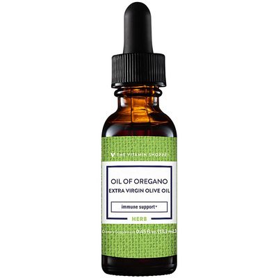 The Vitamin Shoppe Oil of Oregano 50MG, Wild Mediterranean Herbal Supplement That Supports a Healthy Immune System, EVOO, Made with Extra Virgin Olive Oil, Wild Oregano Oil (0.45 Fluid Ounces Liquid)
