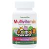 NaturesPlus Animal Parade Children's Chewable Multivitamin - 180 Animal-Shaped Tablets - Natural Assorted Flavors - Vegetarian, Gluten Free - 90 Servings view 1