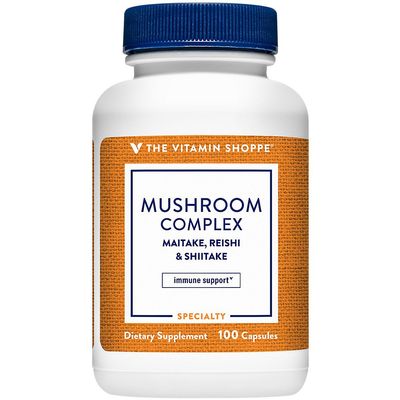 The Vitamin Shoppe Mushroom Complex, (Maitake, Reishi Shiitake) Antioxidant (100 Capsules)