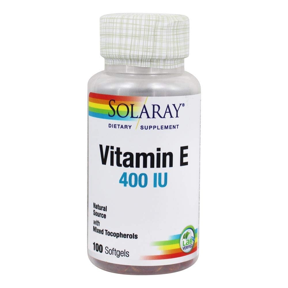 Solaray, E D-Alpha Tocopherol, 100 Count