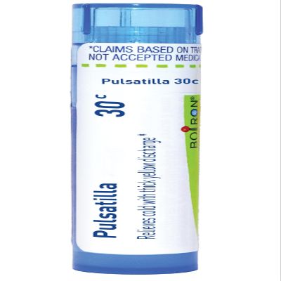 Boiron Pulsatilla 30C Homeopathic Medicine for Colds - 80 Pellets