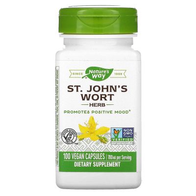 St. John's Wort Promotes a Positive Mood (100 Capsules)