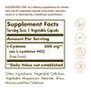 Solgar L-Cysteine 500 mg, 90 Vegetable Capsules - Free Form Amino Acid view 2