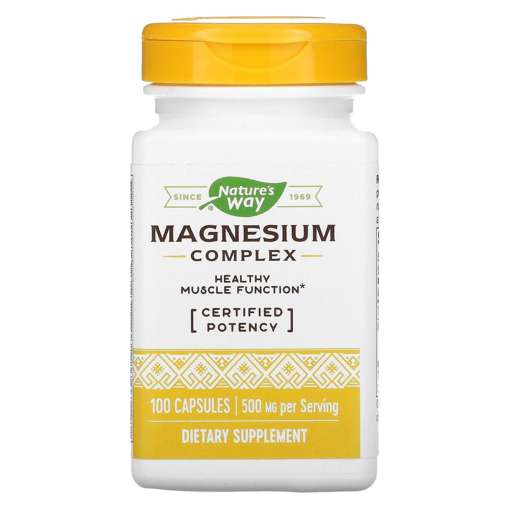 Natures Way Magnesium Complex, 100 ct