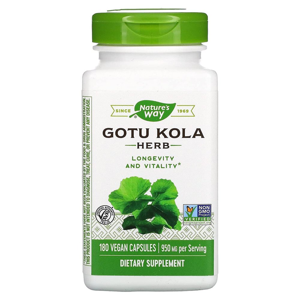 Nature's Way Gotu Kola Herb Caps, 180 ct