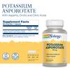 Solaray Potassium Asporotate Chelated Supplement, Electrolyte Balance & Heart Health Support, 100 Servings, 100 Capsules view 2