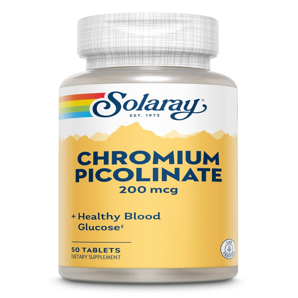 Chromium Picolinate 200 mcg 50 Tabs