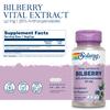 SOLARAY Bilberry Berry Extract 42 mg, Eye Health & Circulation Support, with 36% Anthocyanosides, Vegan, 120 VegCaps view 3