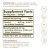 Vitamin E 670 mg (1000 IU) Solgar 100 Vegan Softgel view 2