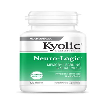Kyolic Specialty Series Neuro-Logic, for Memory, Learning & Sharpness *, 120 Capsules