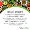 NaturesPlus Vitamin C 1000 mg with Rose Hips - 180 Tablets - Supports Immune Health, Energy & Antioxidant Protection - Vegetarian, Gluten Free - 180 Servings view 3