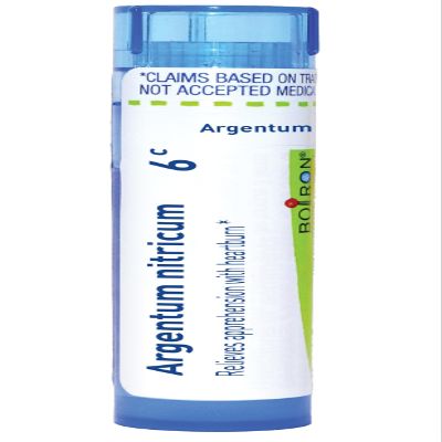 Boiron Argentum Nitricum 6C Homeopathic Medicine Apprehension & Stage Fright - 80 Pellets