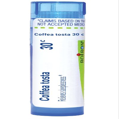 Boiron Coffea Tosta 30C for Homeopathic Medicine Sleeplessness - 80 Pellets