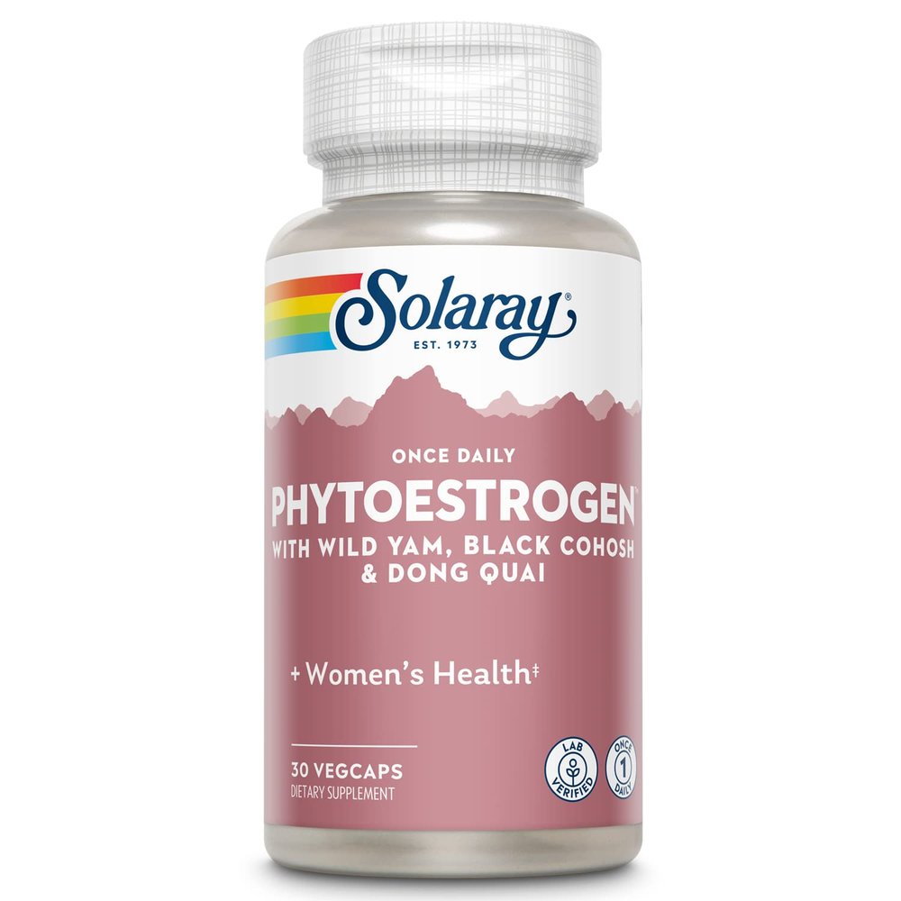 SOLARAY Once Daily Phytoestrogen, 30 VegCaps