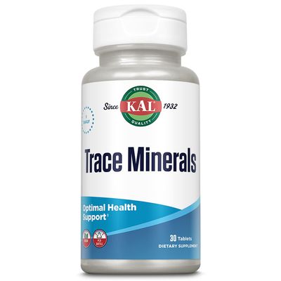 Kal Trace Minerals Actisorb Tablets, 30 Count