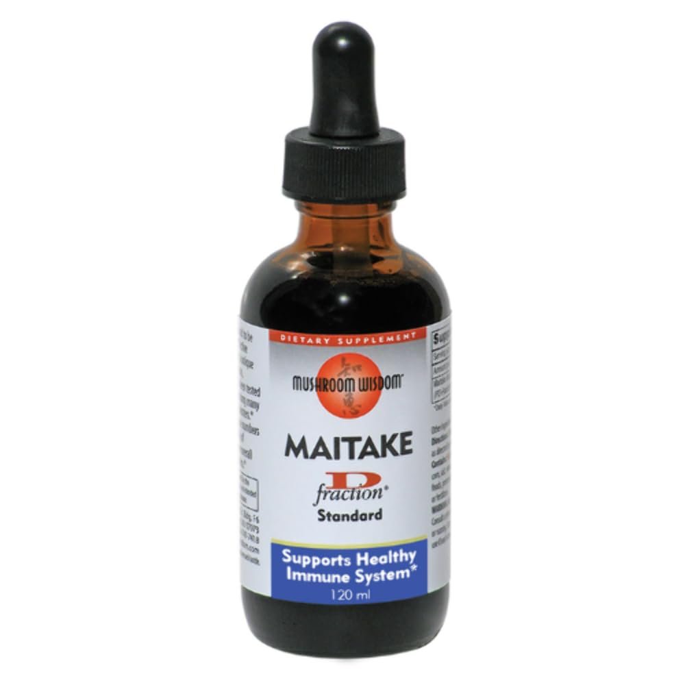 Mushroom Wisdom Grifron Supplement, Maitake D-Fraction, 4 Ounce