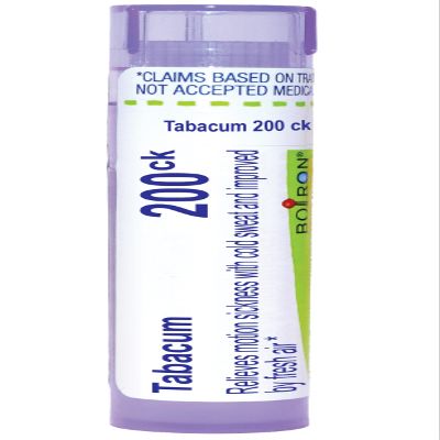 Boiron Tabacum 200Ck Homeopathic Medicine for Motion Sickness with Cold Sweat - 80 Pellets