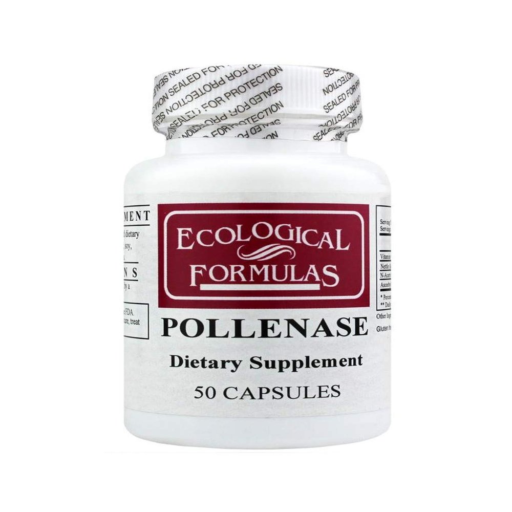 Ecological Formulas Pollenase, White, 50 Count