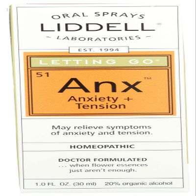 Liddell Homeopathic Letting Go Anxiety Spray, 1 Ounce