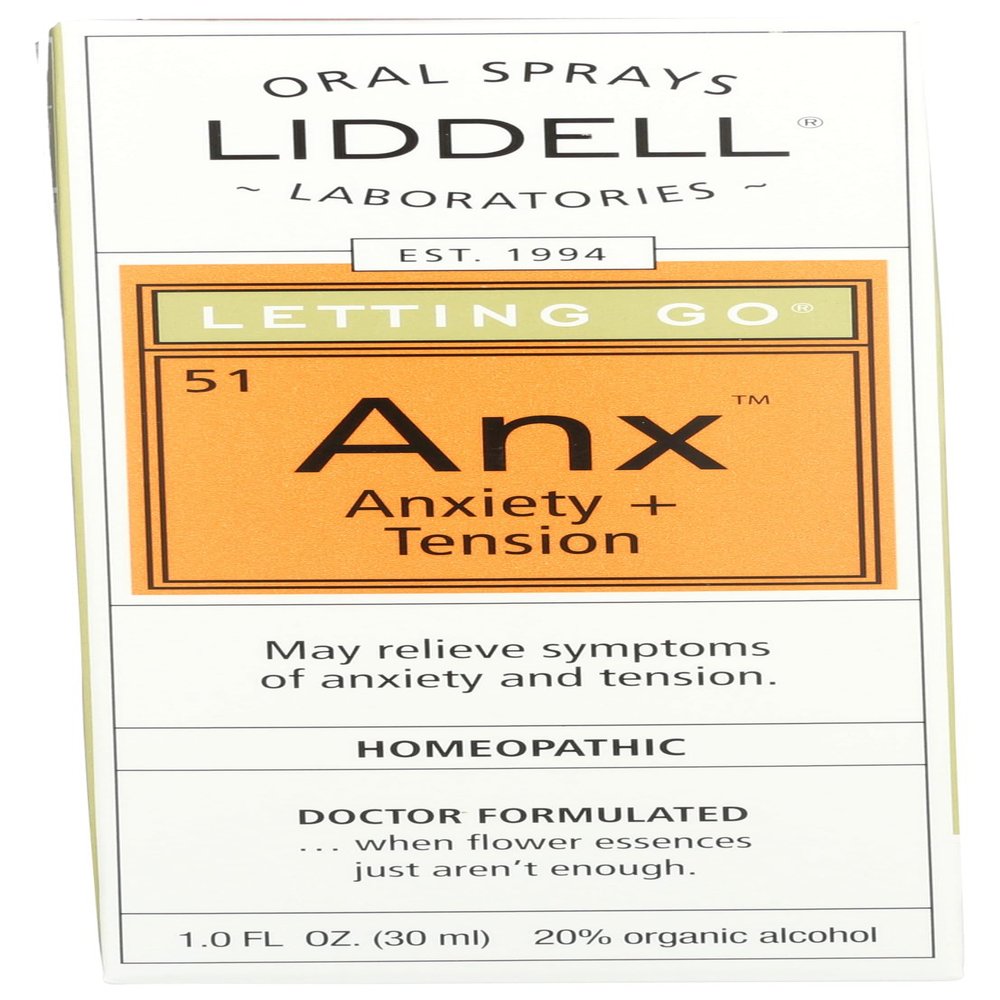 Liddell Homeopathic Letting Go Anxiety Spray, 1 Ounce
