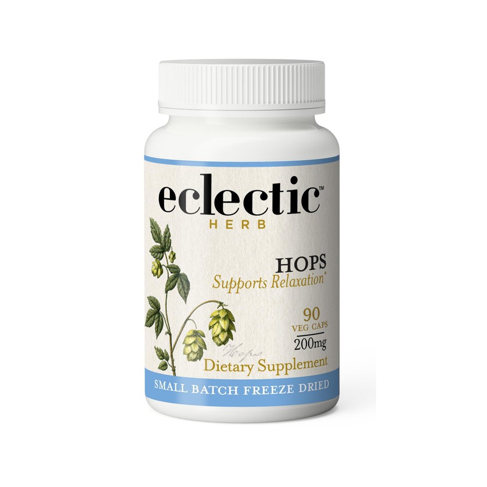 ECLECTIC INSTITUTE Raw Fresh Freeze-Dried Non-GMO Hops | 90 CT (200 mg)