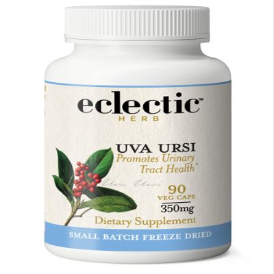 Eclectic Herb - Uva Ursi Capsules | Urinary Tract Support | Supplement for Urinary Tract & Bladder Health | US-Grown, Non-GMO, Gluten Free, Vegan (90 CT | 350 mg)