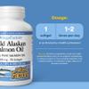 Omega Factors by Natural Factors, Wild Alaskan Salmon Oil, Supports Heart and Brain Health with Omega-3 DHA and EPA, 90 Softgels view 3