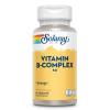 SOLARAY Vitamin B Complex 50 mg - Cellular Energy Vitamins - Metabolism and Nerve Health Support with Vitamin B12, Vitamin B1, B6, Niacin, Folic Acid, Biotin and Other B Vitamins - Vegan, 50 VegCaps view 1