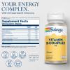 SOLARAY Vitamin B Complex 50 mg - Cellular Energy Vitamins - Metabolism and Nerve Health Support with Vitamin B12, Vitamin B1, B6, Niacin, Folic Acid, Biotin and Other B Vitamins - Vegan, 50 VegCaps view 2