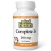 Natural Factors, Complete B 100 mg, Time Released Support for a Healthy Mood, Energy Levels, Skin, Hair and Vision, 90 tablets (90 servings) view 1