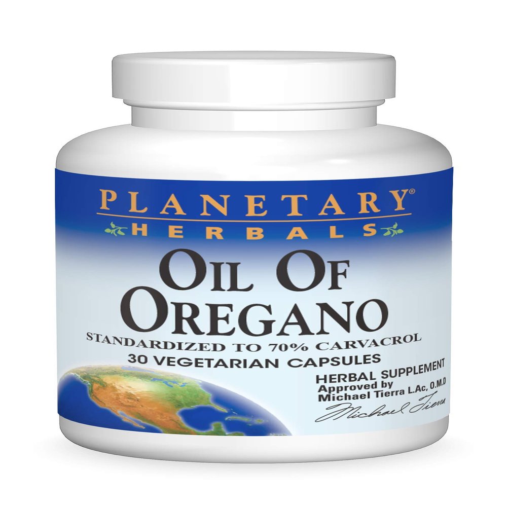 Planetary Herbals Oil of Oregano Capsules, 30 Count