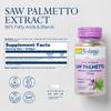 SOLARAY Saw Palmetto Extract - Prostate Health and Urinary Tract Support - 136 mg Fatty Acids and Sterols - Lab Verified, 60-Day Money-Back Guarantee (30 Servings, 30 Softgels) view 2