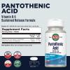 KAL Pantothenic Acid 1000mg, Sustained Release Vitamin B5 - Energy Supplements - Supports Metabolism of Carbs, Fat and Protein, Hair and Skin Health, Vegan, 60-Day Guarantee, 50 Servings, 50 Tablets view 2