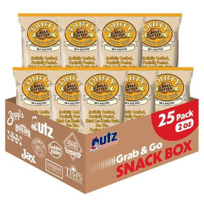 Dirty Sea Salted Potato Chips, 2 Ounce - 25 per case.