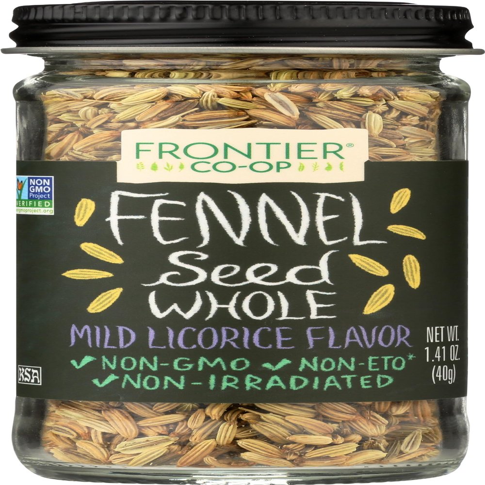 Frontier Culinary Spices Whole Fennel Seed, 1.41-Ounce Bottle