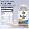 KAL Nutritional Yeast Supplement, Fortified w/ B12, Biotin, Folic Acid, Other B Vitamins, Naturally Occurring Amino Acids, Healthy Hair, Skin & Energy Support, Vegan, Gluten Free, 83 Serv, 500 Tablets view 2